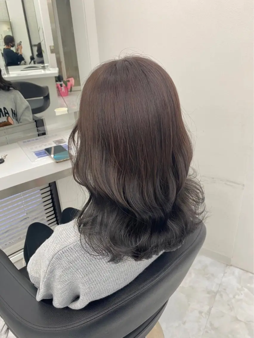 ミディアム カラー ヘアアレンジ 💍Story川越 オフィシャル💍のヘアスタイル