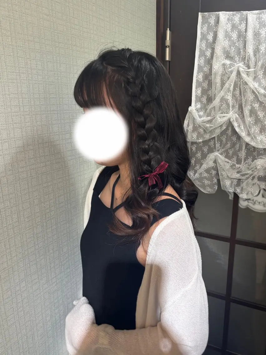 ロング ヘアアレンジ ココシャル miranoのヘアスタイル