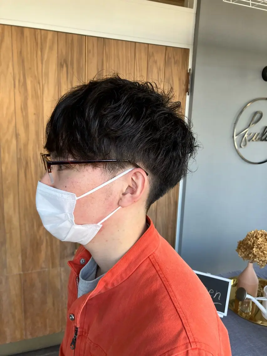 ショート パーマ メンズ メンズパーマ カット パーマ 佐藤 悠生 メンズパーマ.カットのヘアスタイル