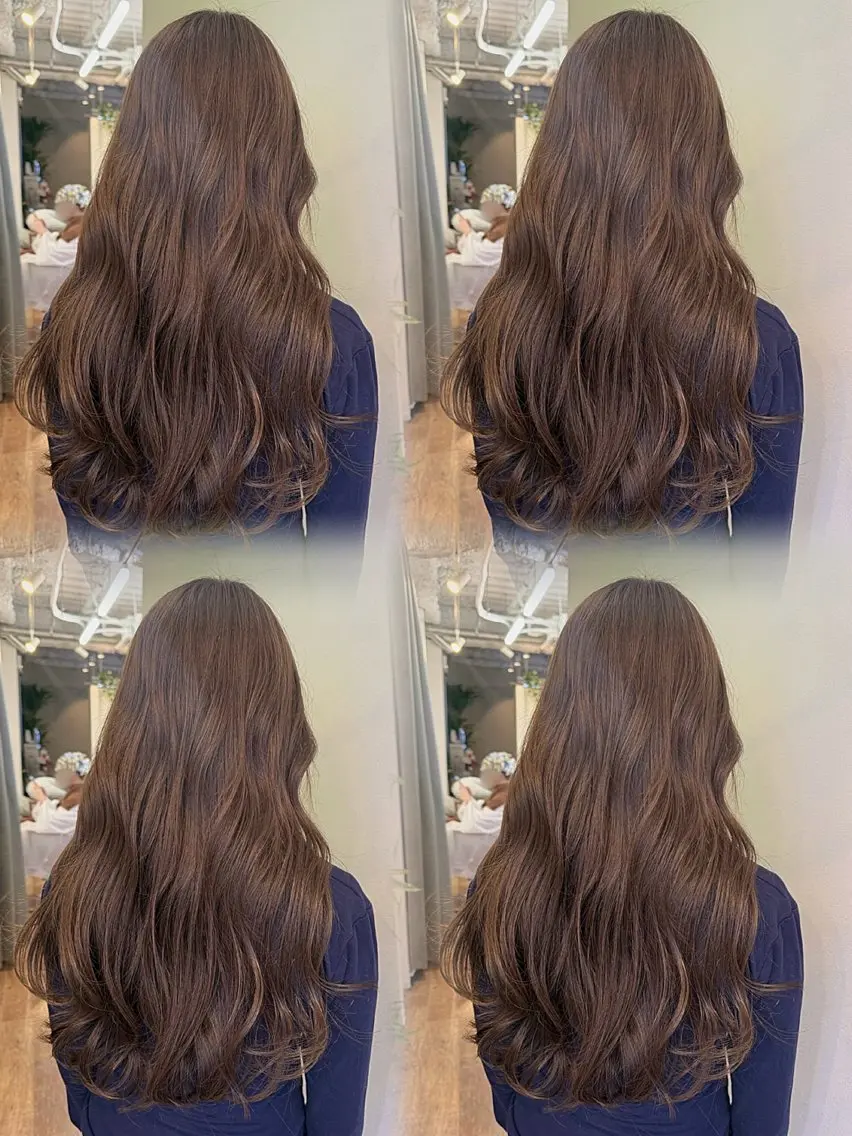 ロング カラー ヘアカラー 透明感カラー meiのヘアスタイル