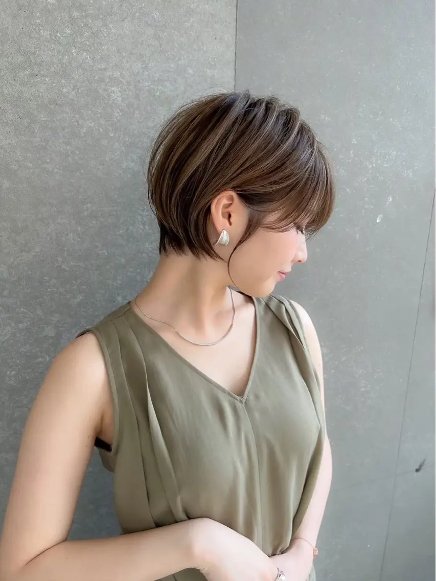 ショート カット ヘアカラー トリートメント 縮毛矯正/ kosei❤️🔥のヘアスタイル