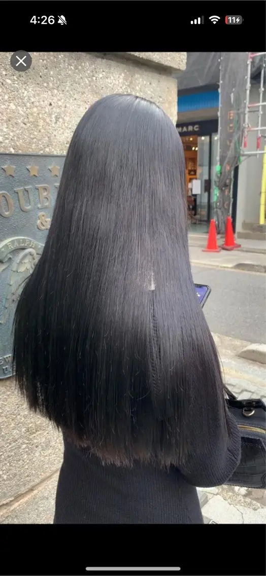 ミディアム カラー カット ヘアカラー トリートメント れい🫧 ハイトーン特化のヘアスタイル
