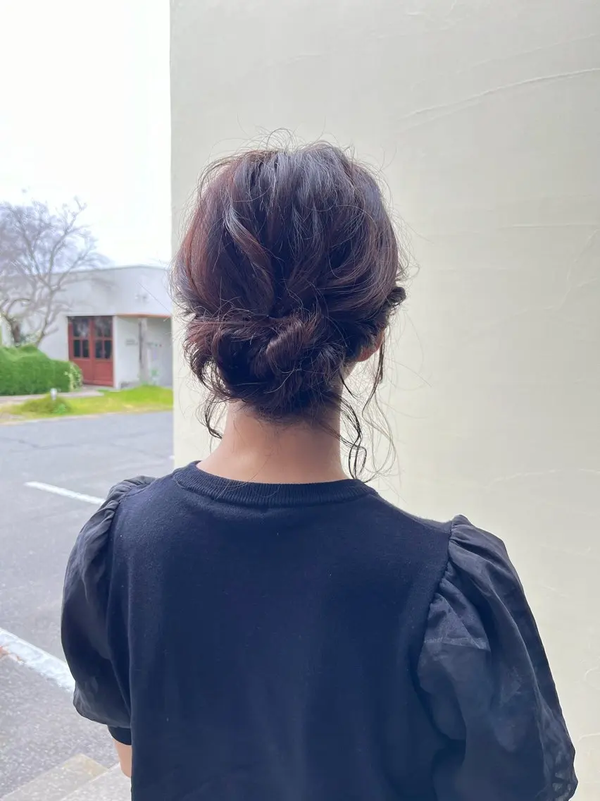 ヘアアレンジ ヘアセット 松本 茜のヘアスタイル