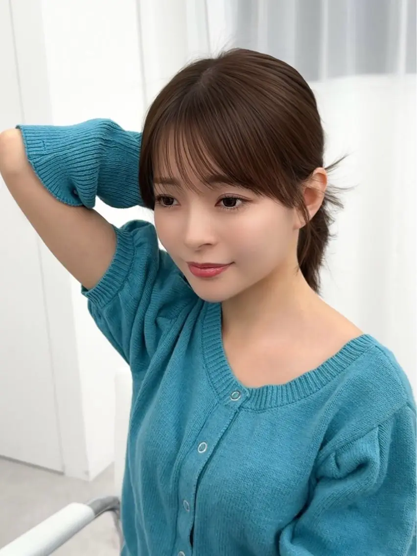 ロング カラー ヘアアレンジ カット ヘアカラー トリートメント 顔周り&ミディアム 特化/池袋/kokiのヘアスタイル