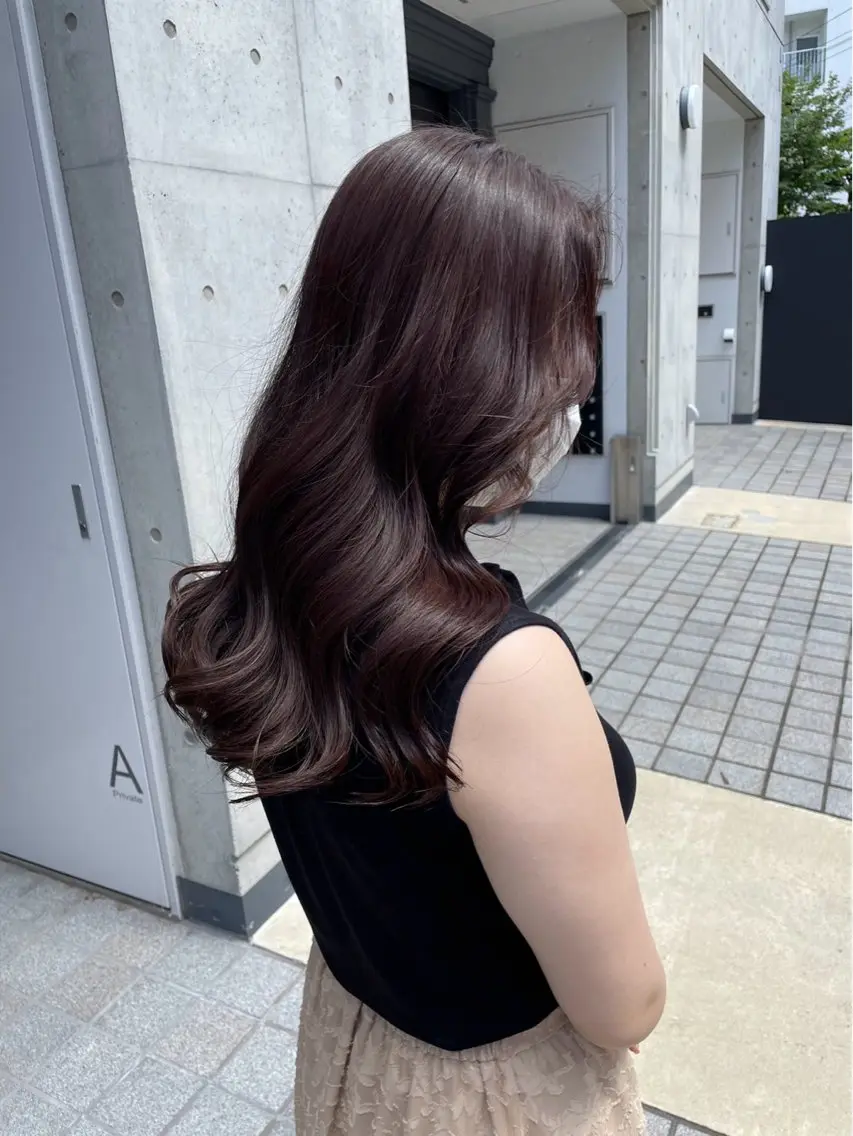 ロング ルナ/名古屋栄 /バレイヤージュのヘアスタイル