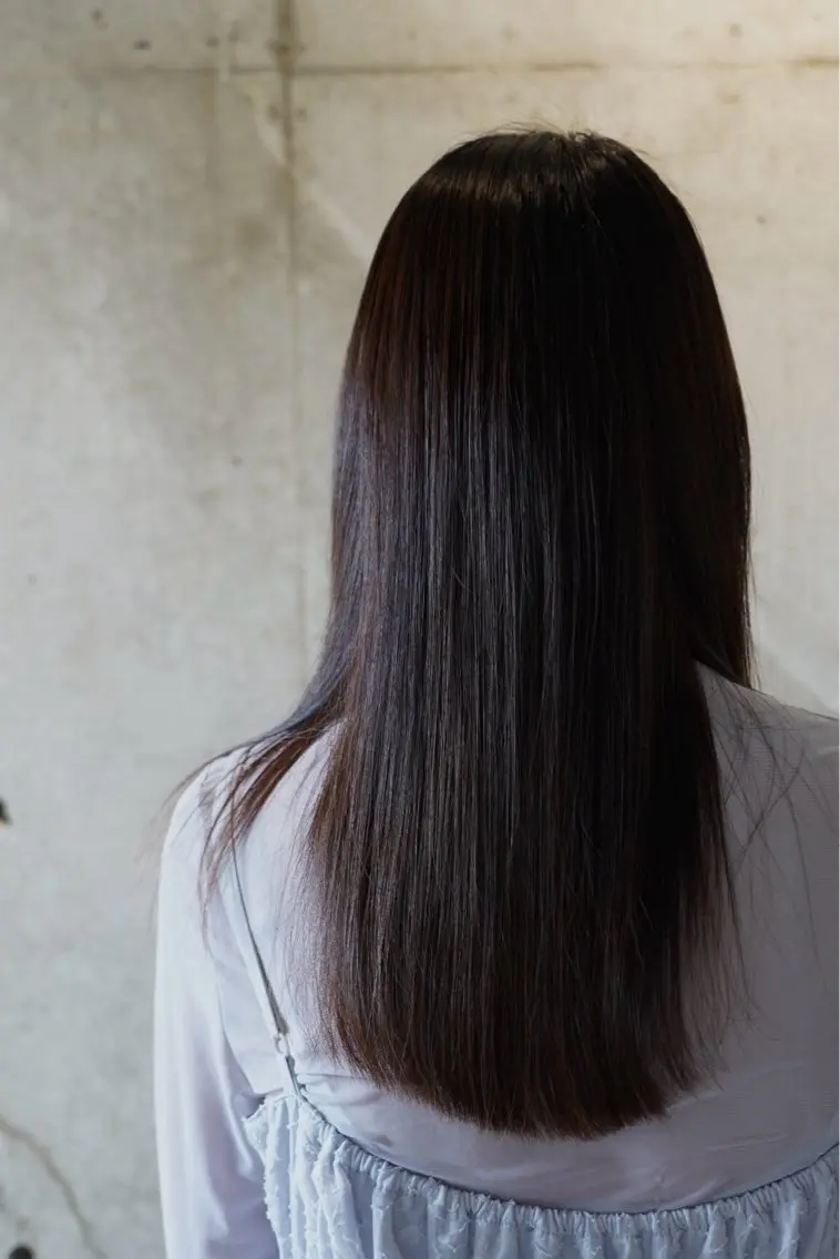 ロング 縮毛矯正 宮崎 恵多のヘアスタイル