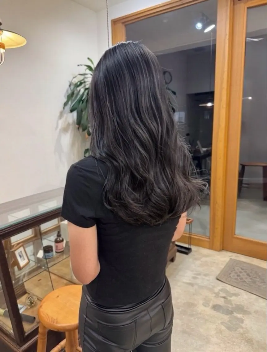 ロング カラー ハイライトカラー ハイライト Rina 𓍯のヘアスタイル