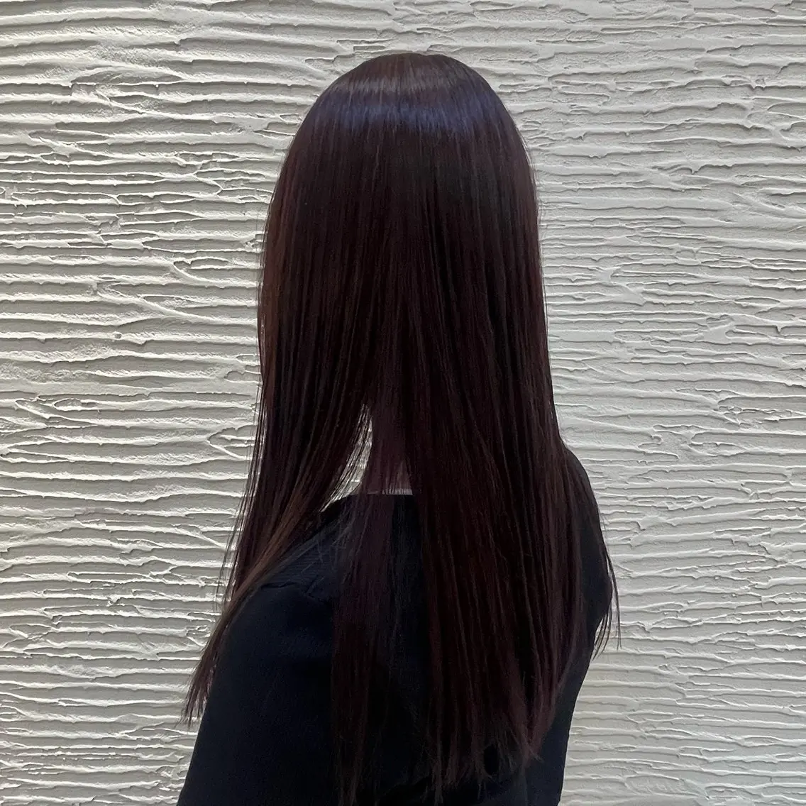 ロング カラー ブリーチ ラベンダーカラー ラベンダーピンク ブリーチなしカラー ピンクカラー ヘアカラー 鎌田 流沙奈のヘアスタイル