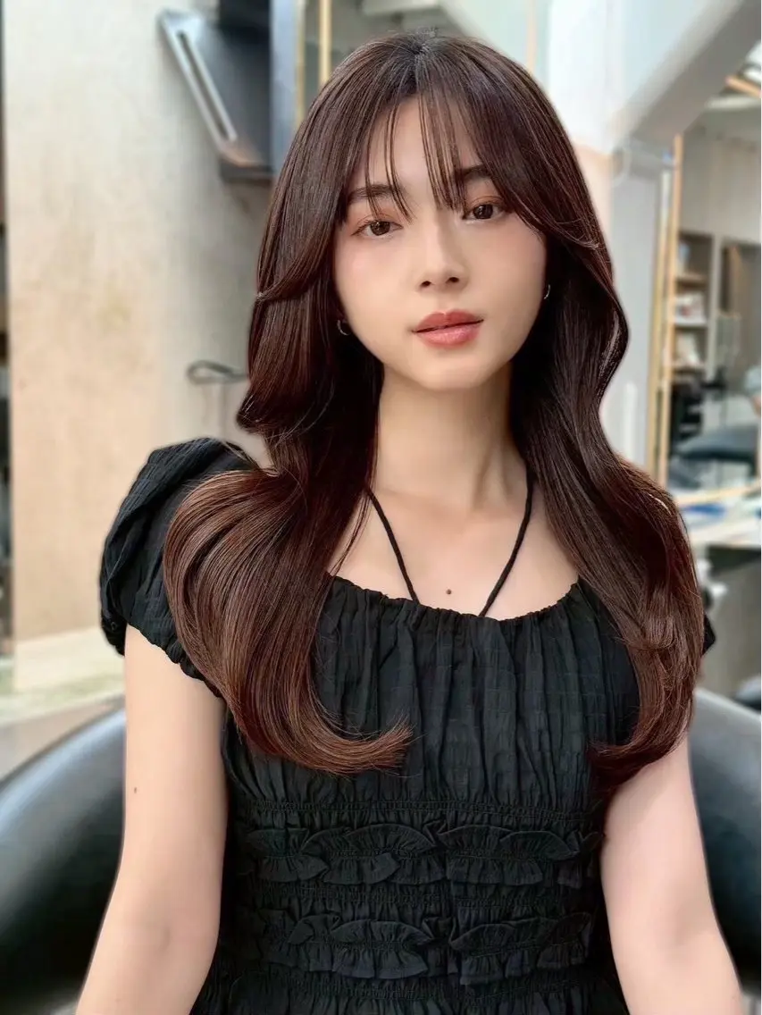 ロング Ruri縮毛矯正 酸性ストレートのヘアスタイル