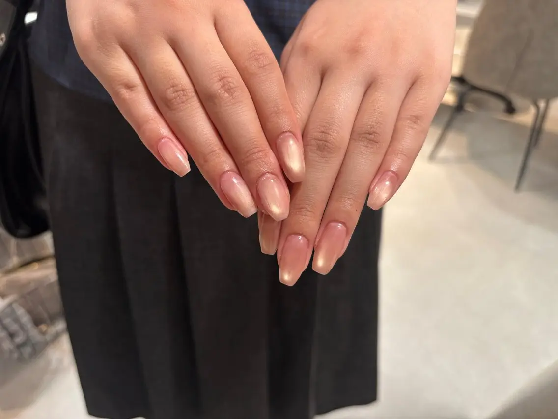 ネイル マグネットネイル Elpia🤎 nail salonのネイルデザイン
