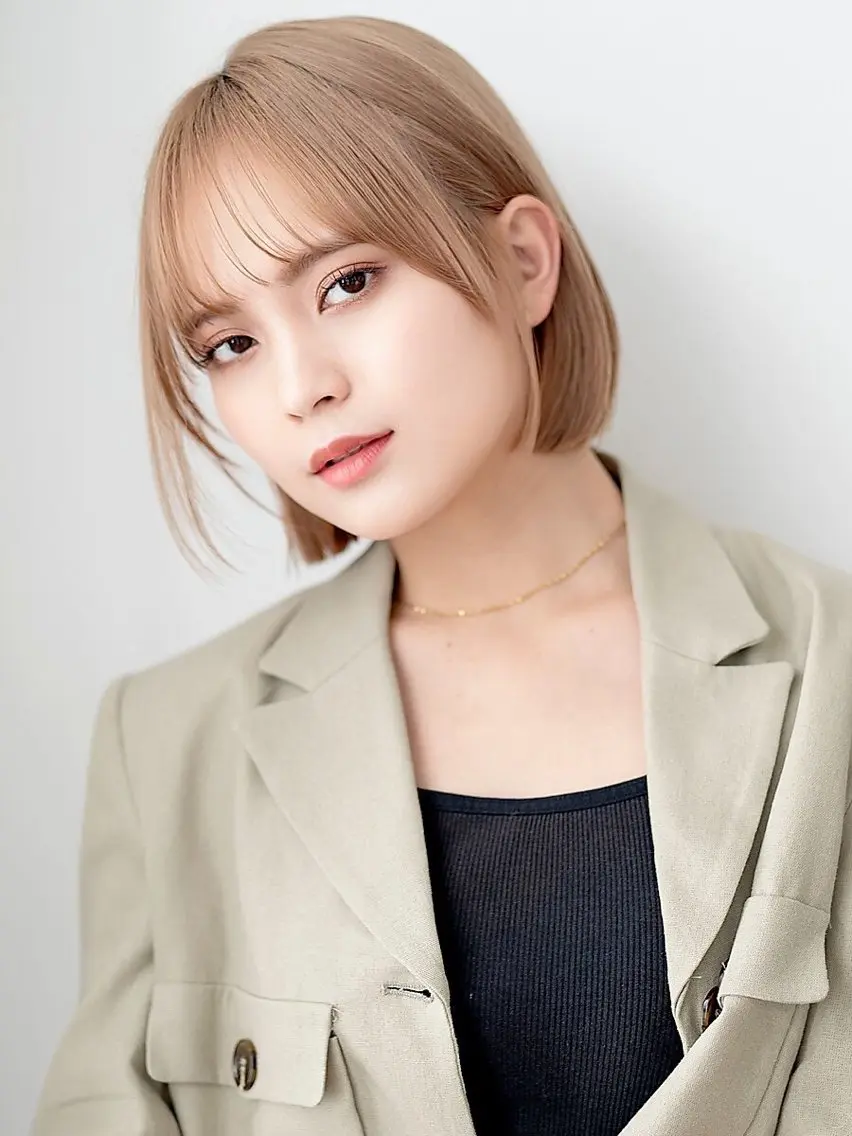 ショート カラー attrait 福岡のヘアスタイル