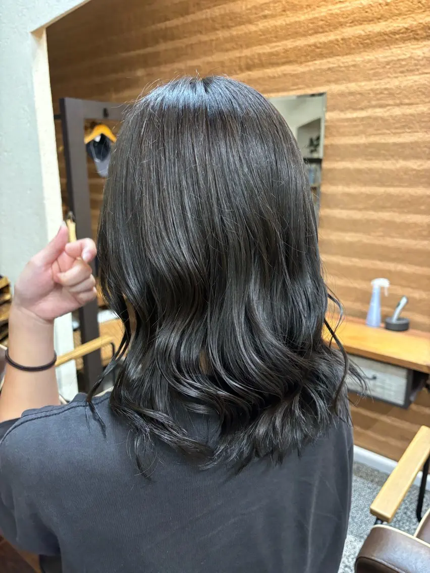 ミディアム 髪質改善 トリートメント zerohair むらなかあやね🐰ᩚのヘアスタイル