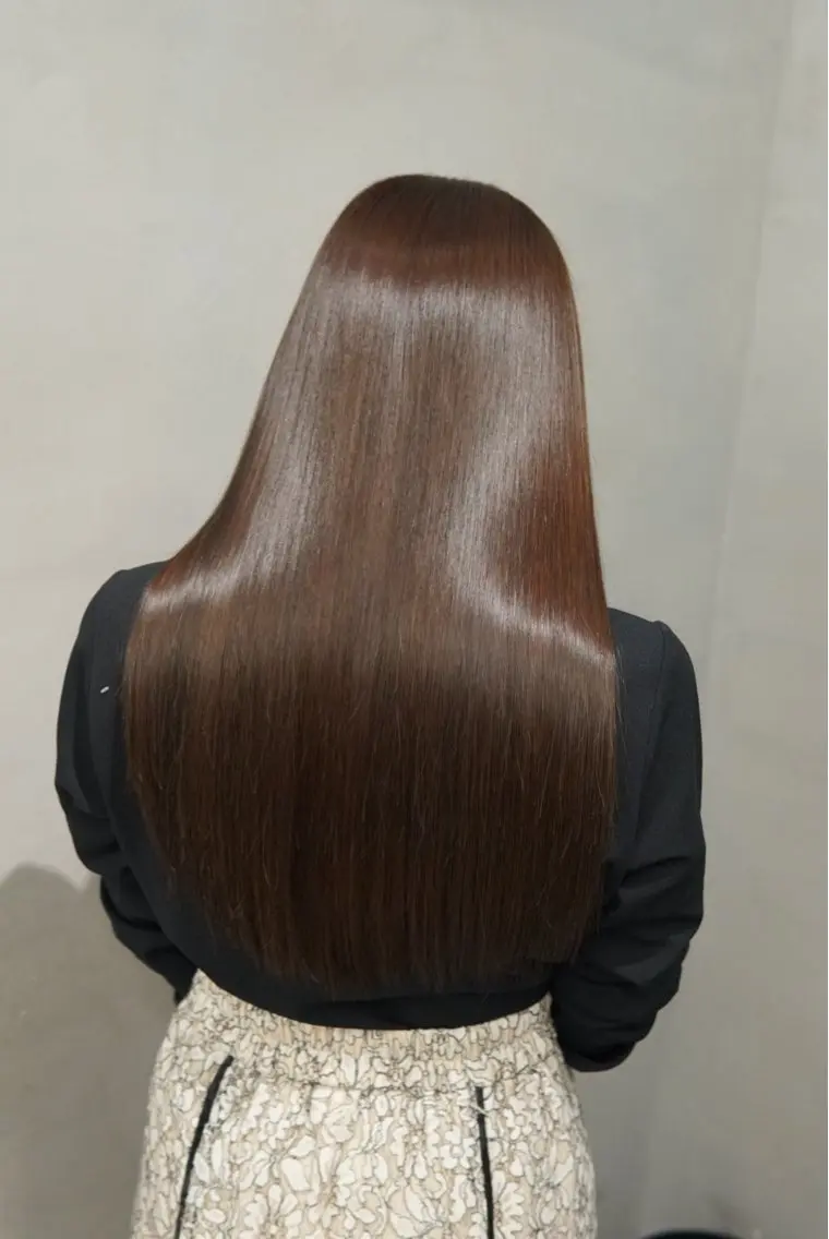 ロング ヘアカラー 無料カットモデル✂️ 髪質改善／角田 龍汰のヘアスタイル