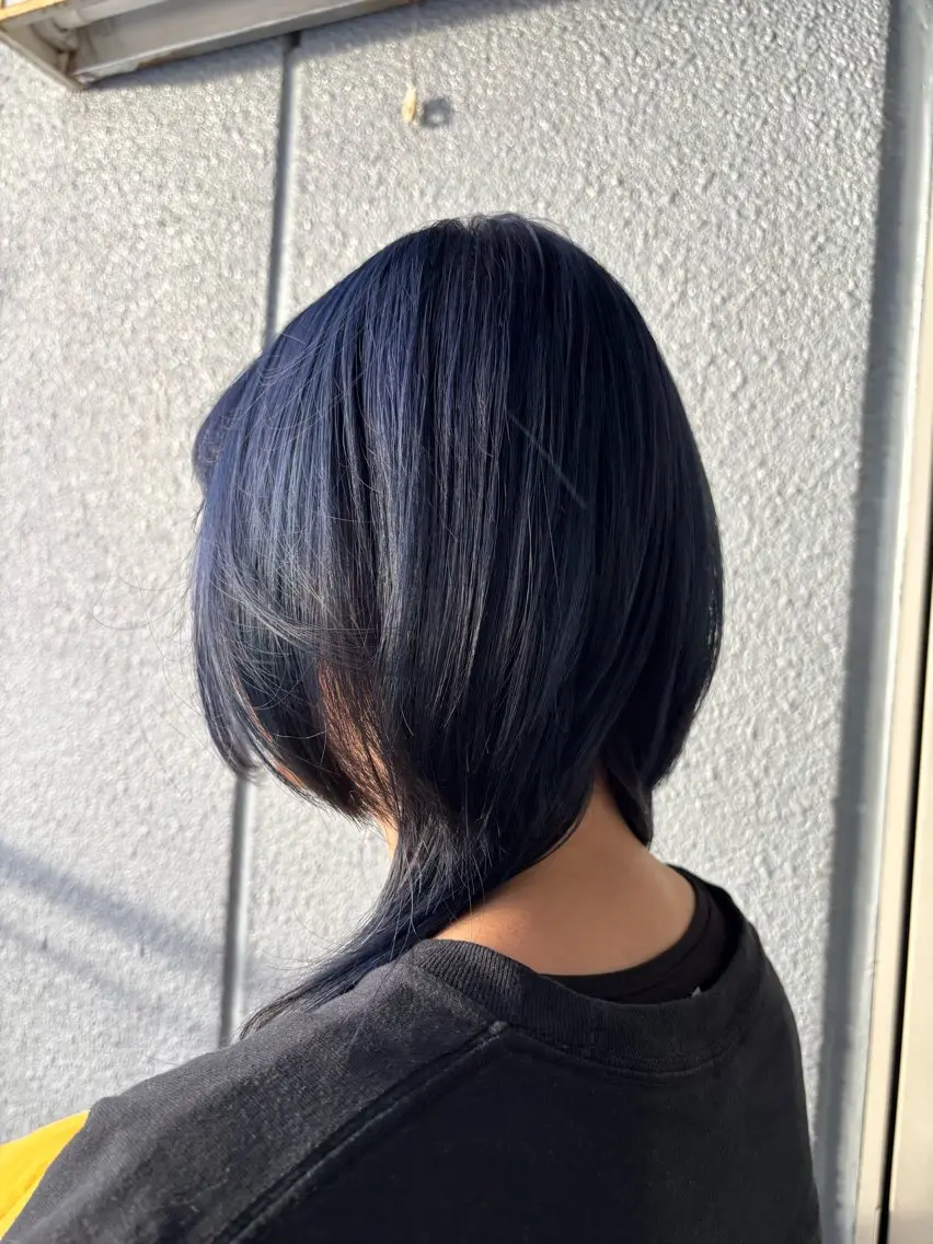 ミディアム ヘアカラー トリートメント 艶•透明感カラー フィーシーのヘアスタイル