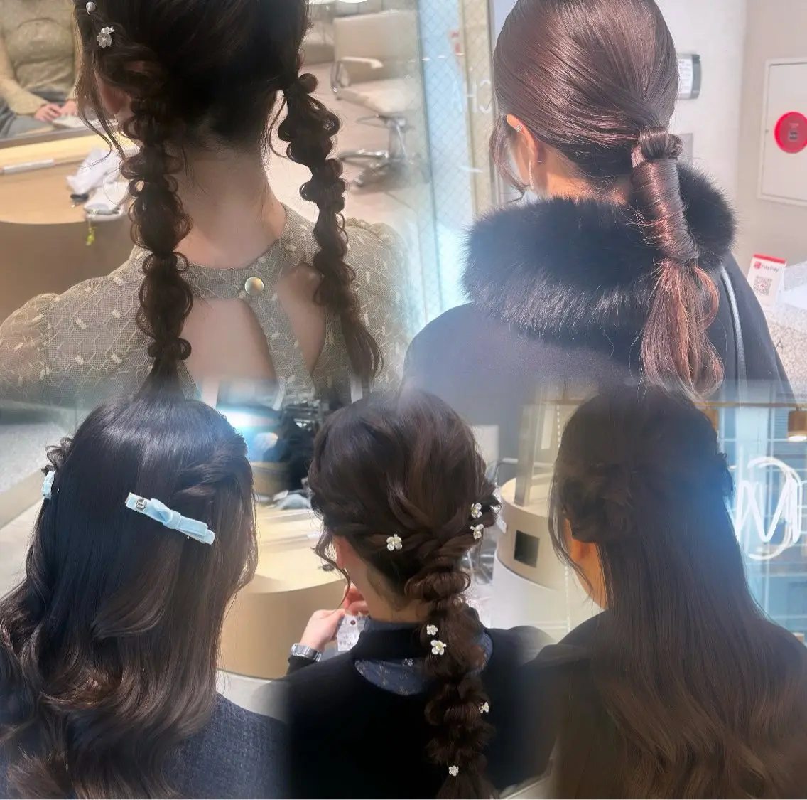 🤍ヘアアレンジ🤍(練習モデル)の写真