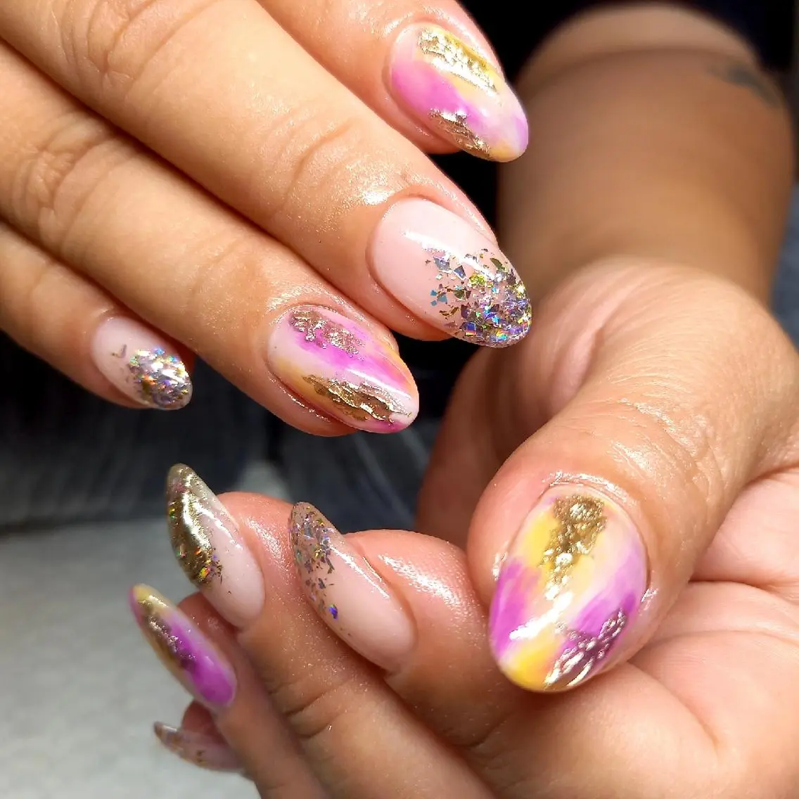 ネイル ハンドネイル Mirei NAIL 金児のネイルデザイン