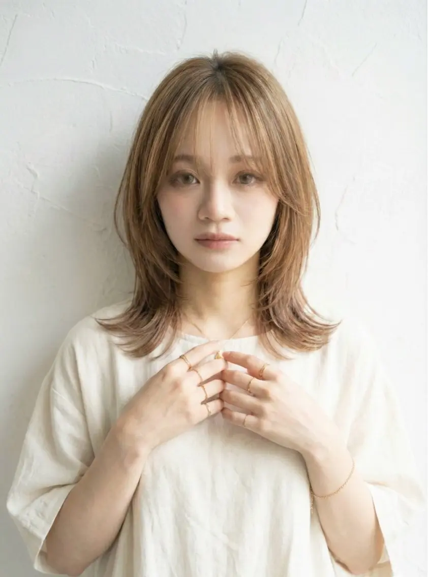 ミディアム カット ヘアカラー トリートメント 口コミ150件超え 💬☘️笹岡航太のヘアスタイル