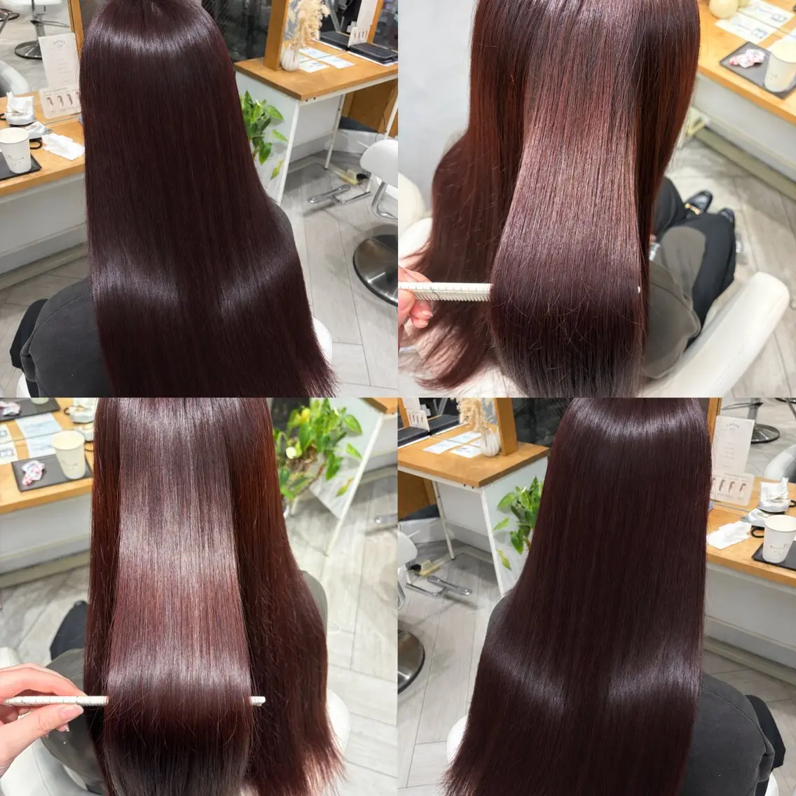 ロング カラー 韓国風ヘア 森 千晶のヘアスタイル