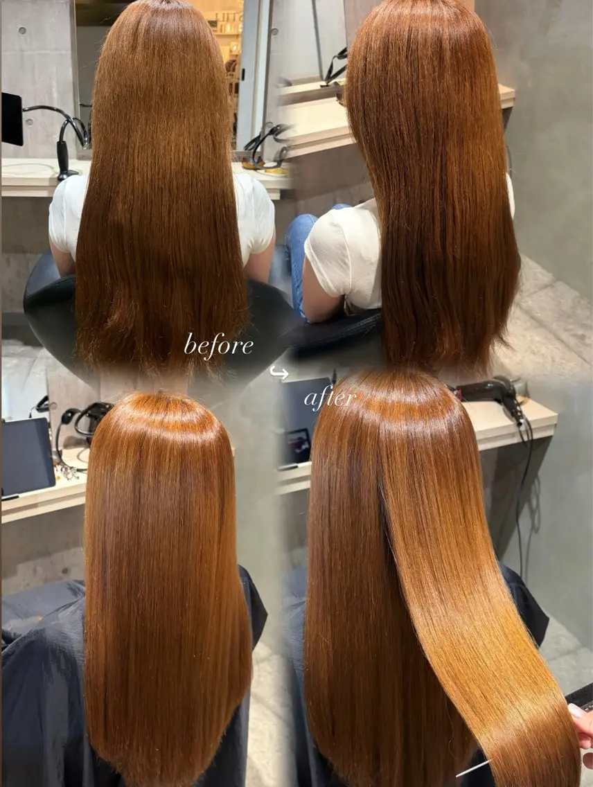 ロング YURI ［西大分／美髪矯正］のヘアスタイル