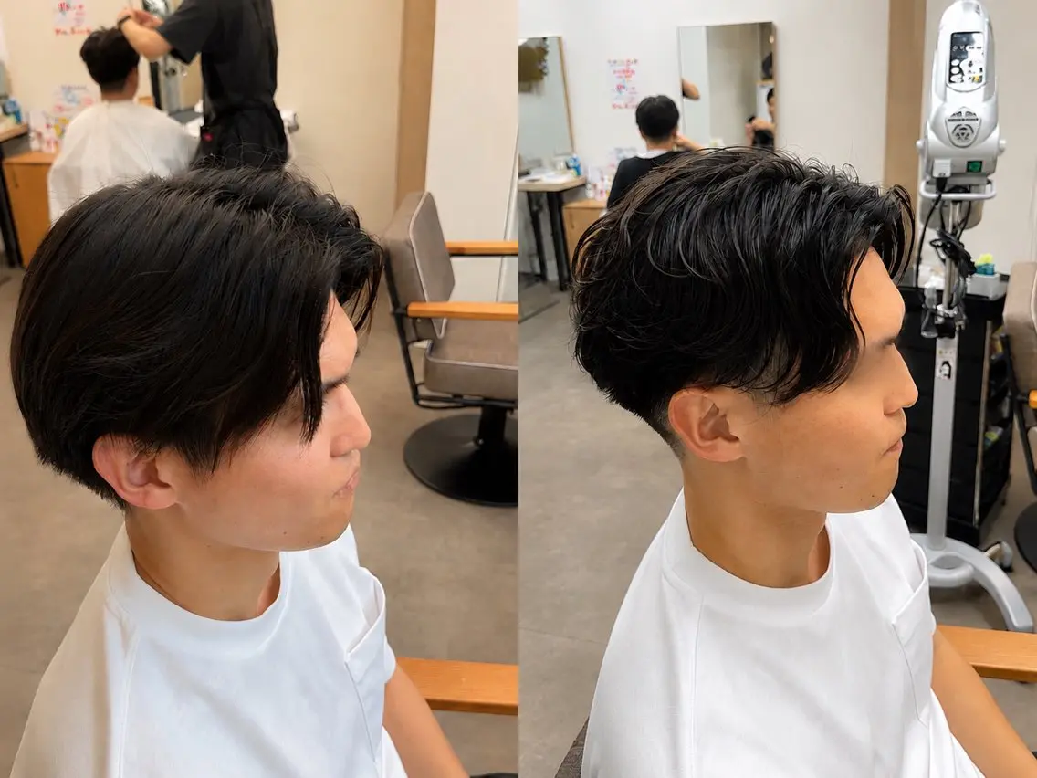 ショート パーマ メンズ メンズパーマ カット パーマ KOTKA 大山和希のヘアスタイル