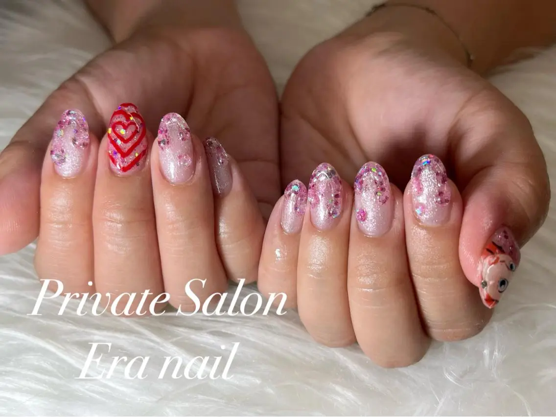 ネイル アートネイル 持ち込み Era nailのネイルデザイン