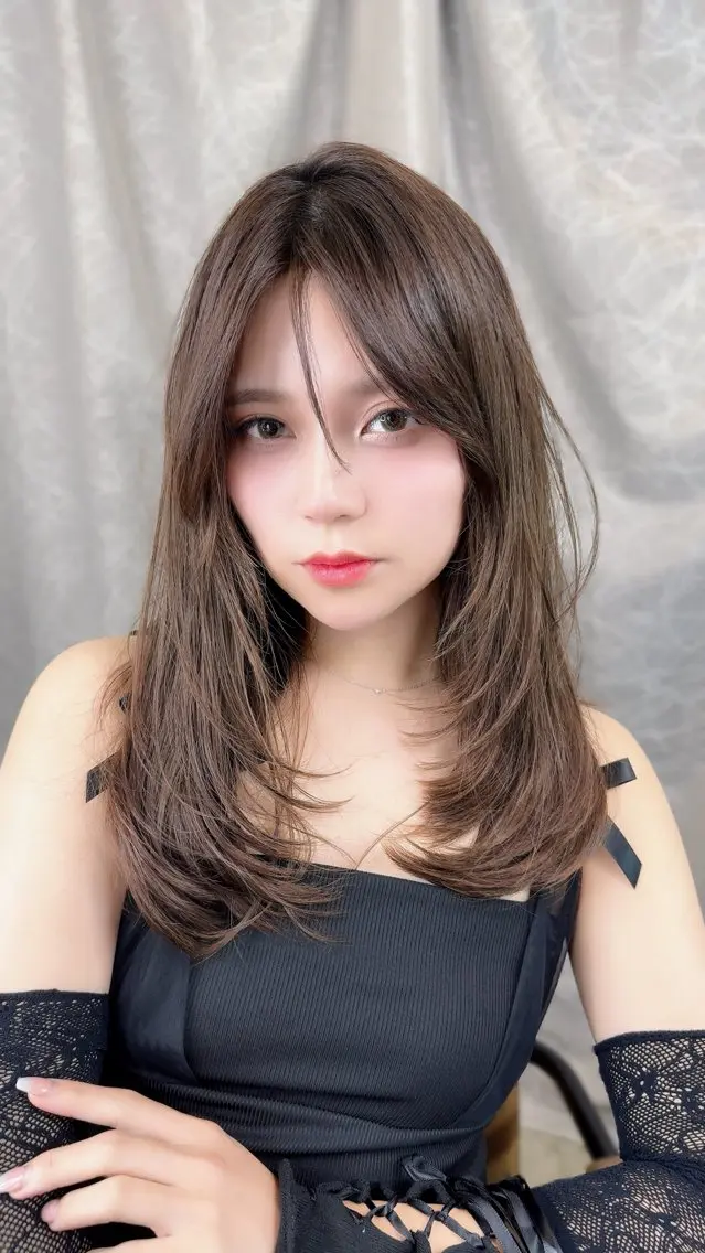 セミロング レイヤーカット 永田竜一/ 先着モデル募集中のヘアスタイル