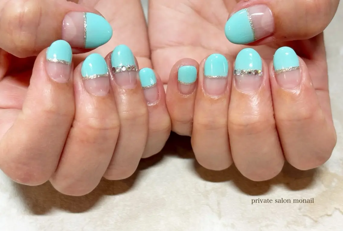 ネイル フレンチネイル ハンドネイル nail salon monailのネイルデザイン
