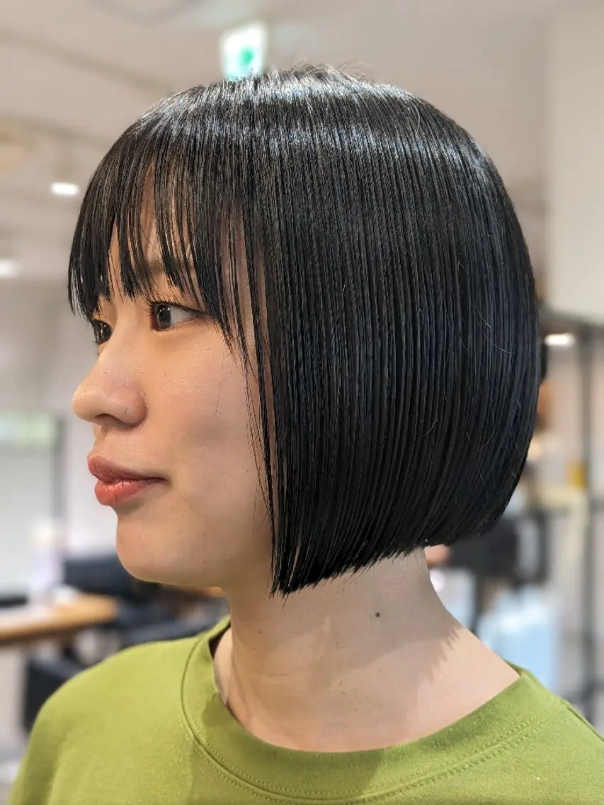 ショート ボブ カット ヘアカラー トリートメント ASANO   SHOUMAのヘアスタイル