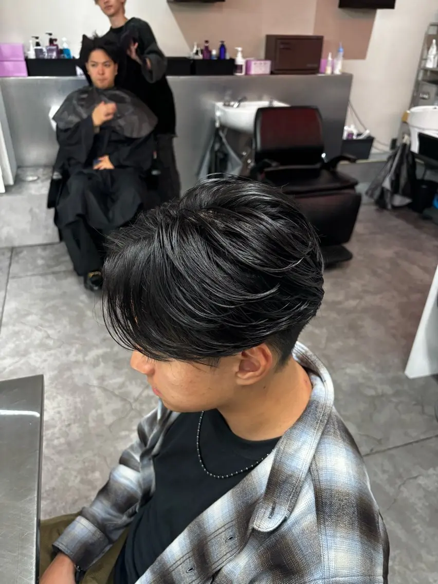 パーマ メンズ カット パーマ メンズ特化✨️ 韓国風パーマ🔥一八のヘアスタイル