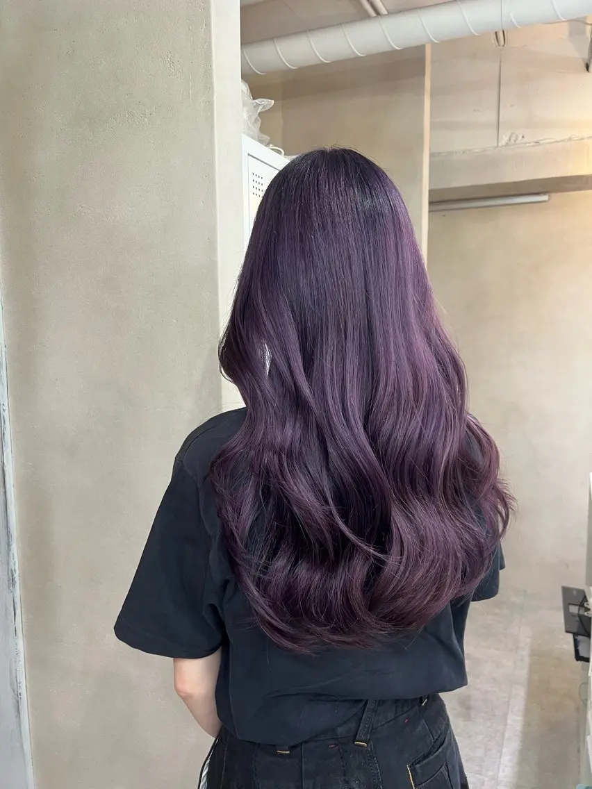 ロング カット ヘアカラー トリートメント yuuna 🤎のヘアスタイル