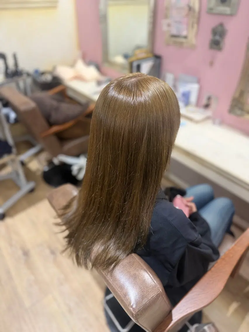 カラー ベージュカラー Plaatje🫧 碧のヘアスタイル