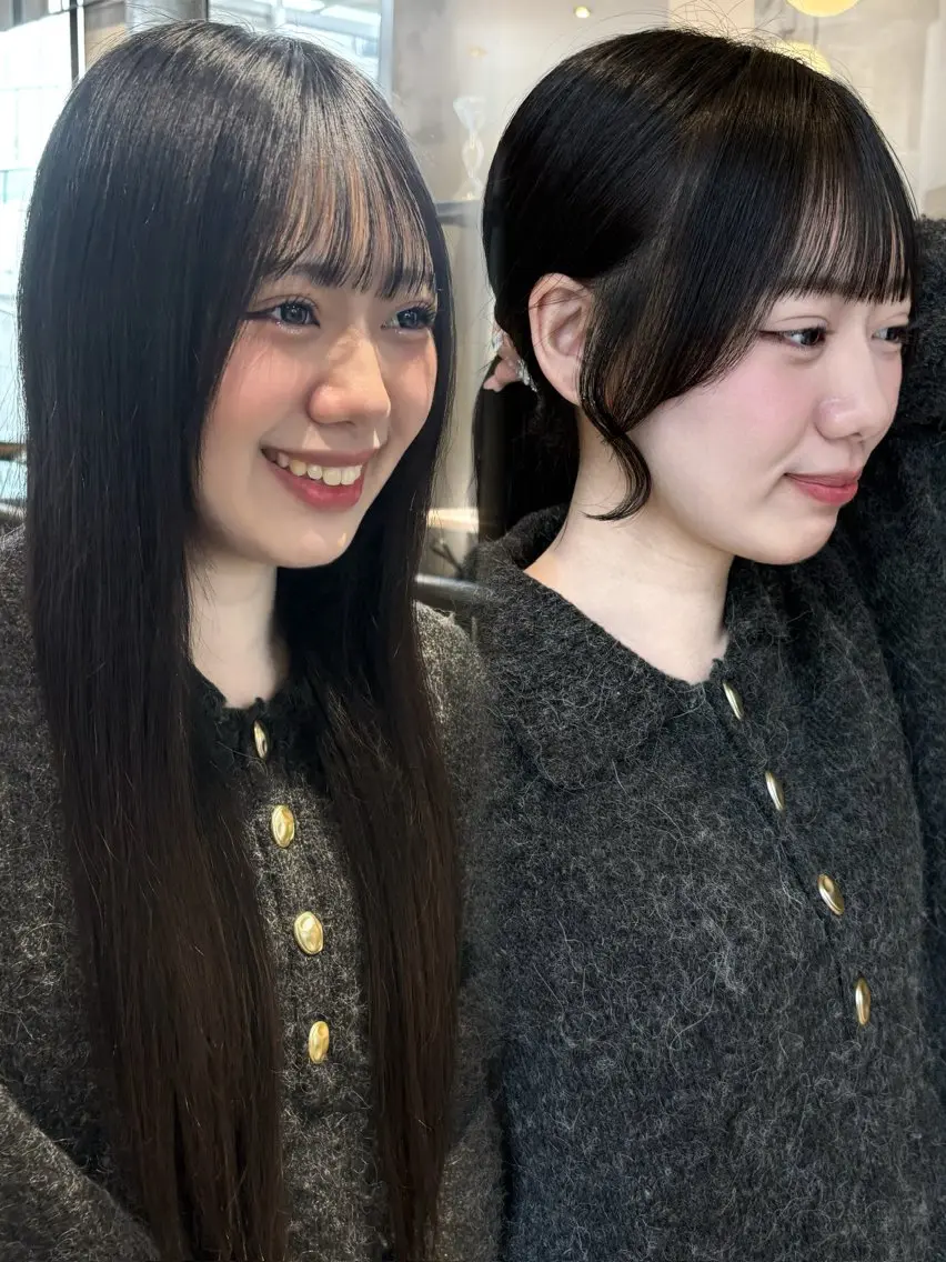 ロング カット 西田 美侑 /カットモデルのヘアスタイル
