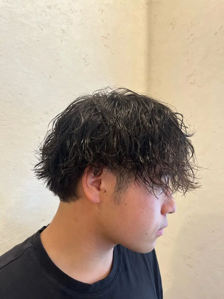 カットパーマ（スパイラル、ツイストなど）の写真