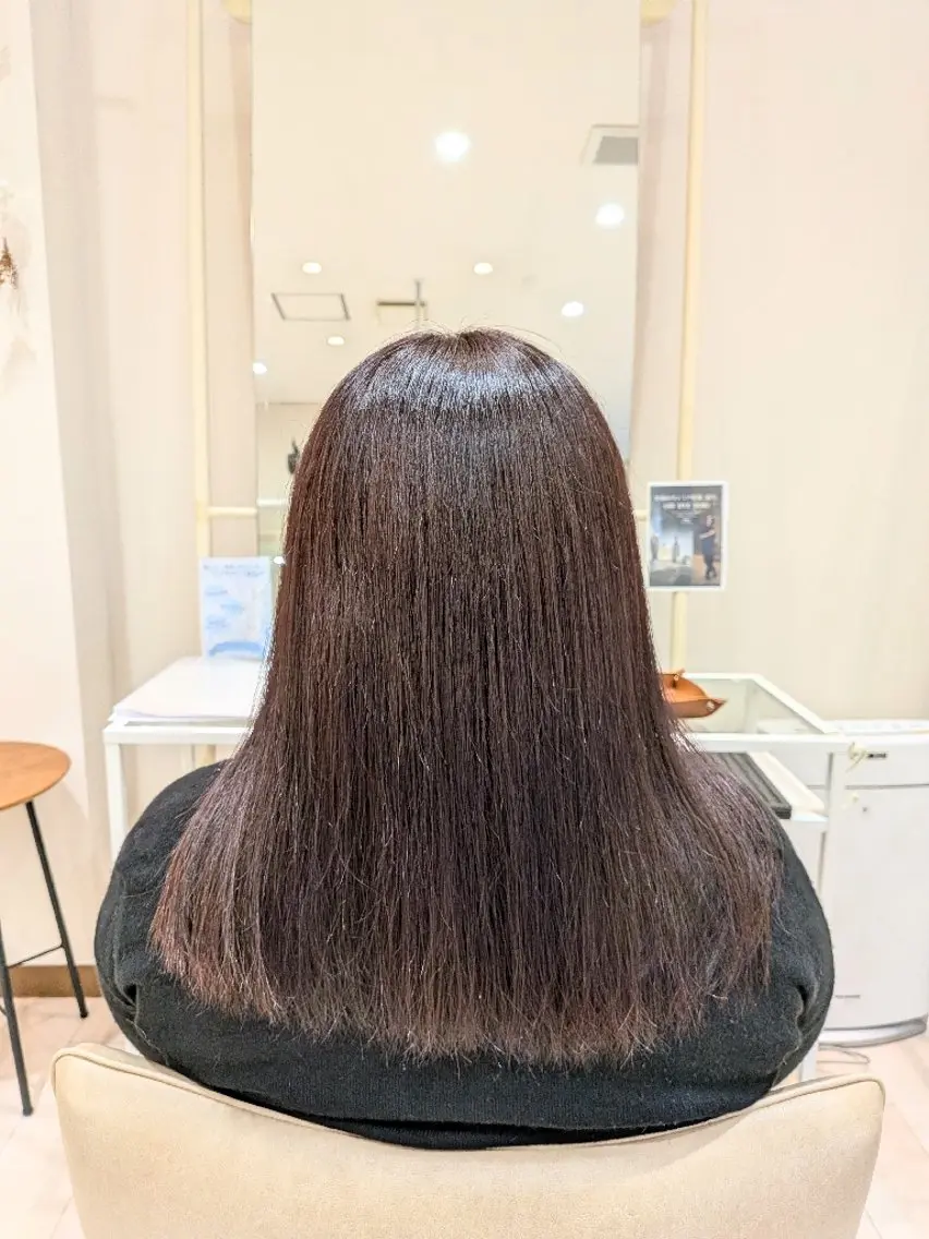 ミディアム ヘアカラー 深田 和瑛のヘアスタイル