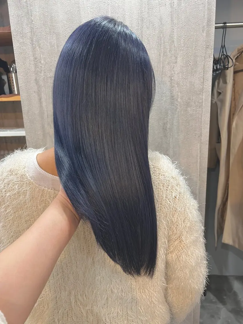 セミロング ハイライト トリートメント カット ヘアカラー 🌷かわばた めい🌷のヘアスタイル