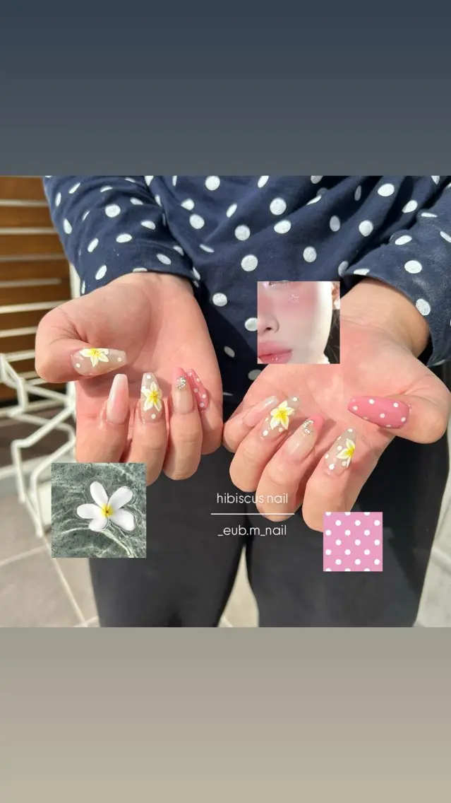 ネイル フレンチネイル ピンク 夏ネイル ハンドネイル 深夜ネイルサロン eub.m_nailのネイルデザイン