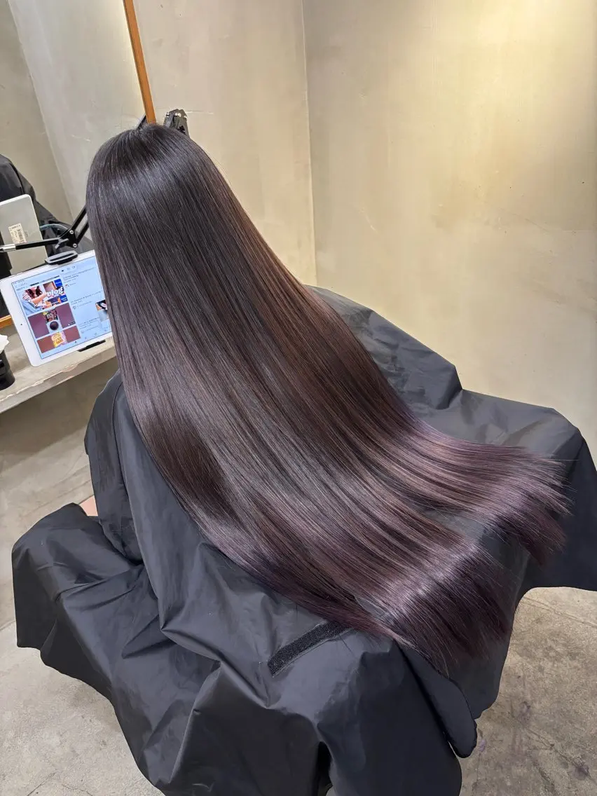 ロング カラー ブリーチ グラデーションカラー ヘアカラー 中園康 /カラー/ブリーチのヘアスタイル