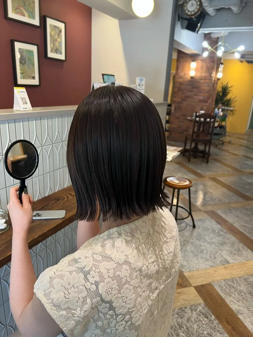 ショート カラー 韓国スタイル🇰🇷 annaのヘアスタイル