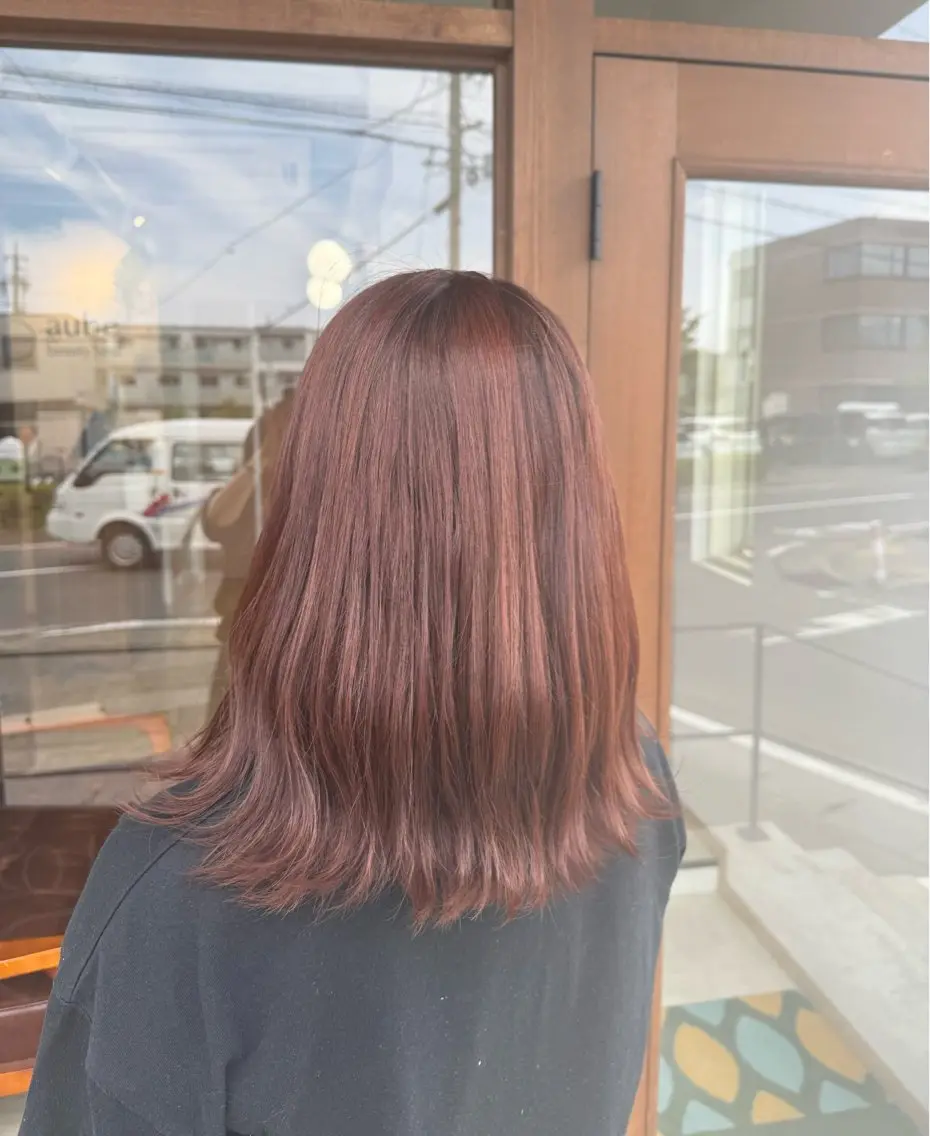 カラー ヘアカラー 髙崎 璃音のヘアスタイル