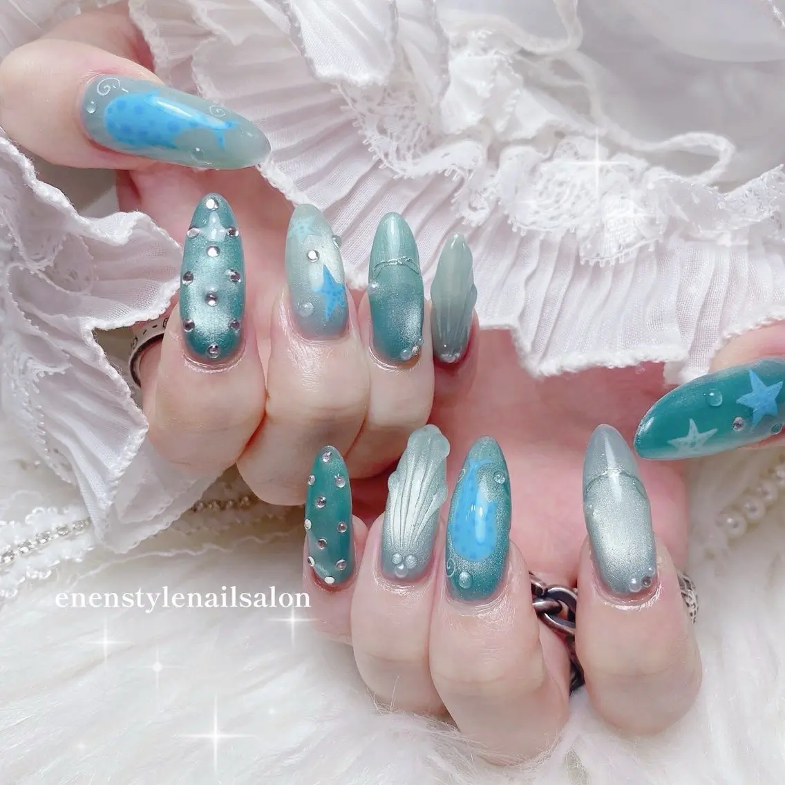 ネイル ハンドネイル 🐾enen style 🐾のネイルデザイン