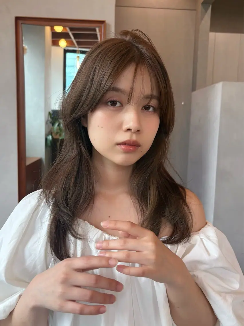 ロング カラー ヘアカラー ボブ/ミニボブ ❣️マナミのヘアスタイル