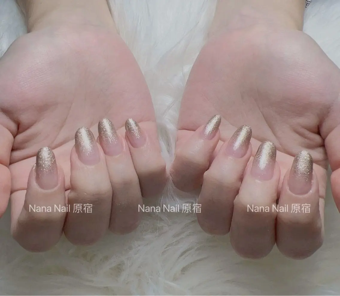 ネイル グラデーション ラメ(グリッター) ラメグラデーション Unicorn Nail原宿表参道のネイルデザイン
