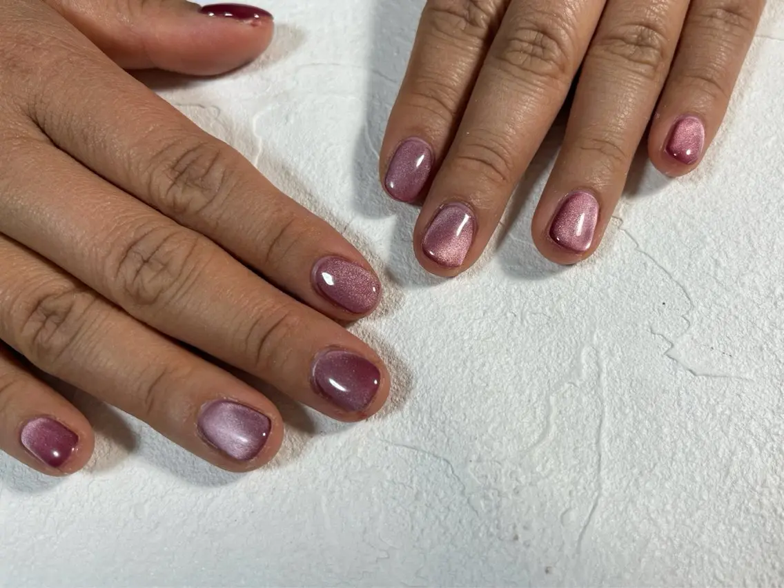 ネイル オーロラネイル フットネイル フレンチネイル ジェルネイル 韓国ネイル ハンドネイル kiki nail たまプラーザのネイルデザイン