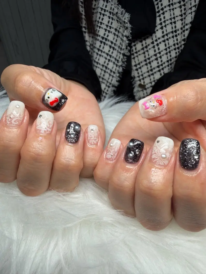 ネイル レース 持ち込み ハンドネイル Lani Beeのネイルデザイン