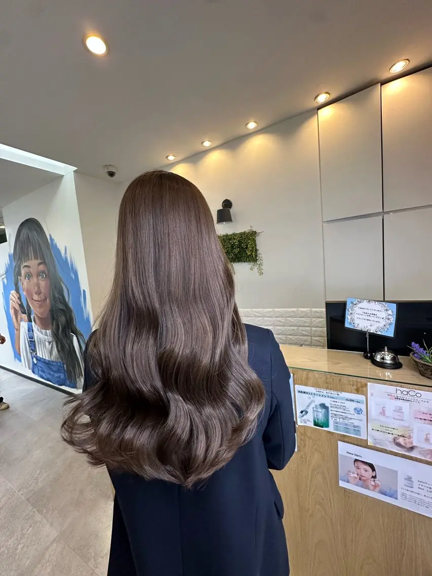 セミロング カット ヘアカラー トリートメント ヘッドスパ 栄/久屋大通り/韓国 /透明感/横山🩵のヘアスタイル