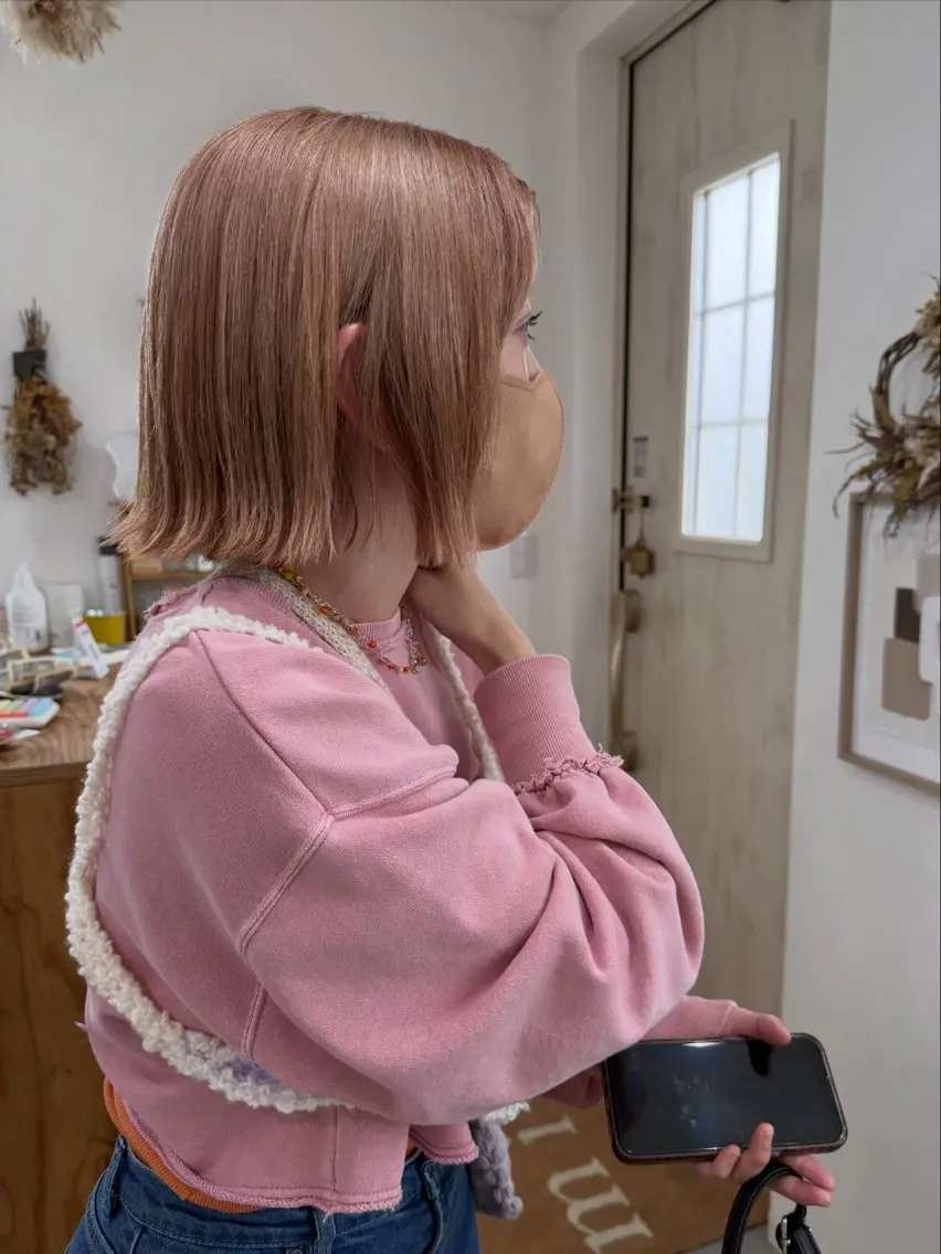 ショート カラー ヘアカラー キノシタ マユのヘアスタイル