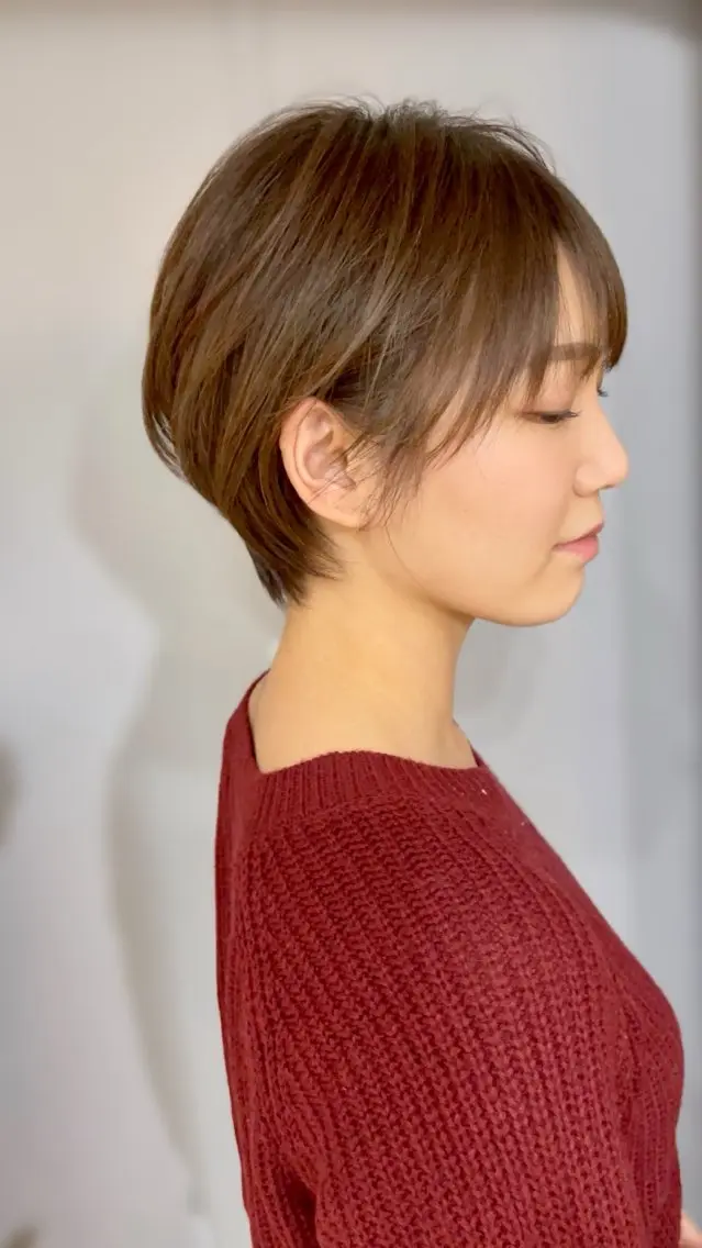 ショート くびれヘア ショートヘア 坂 直樹のヘアスタイル