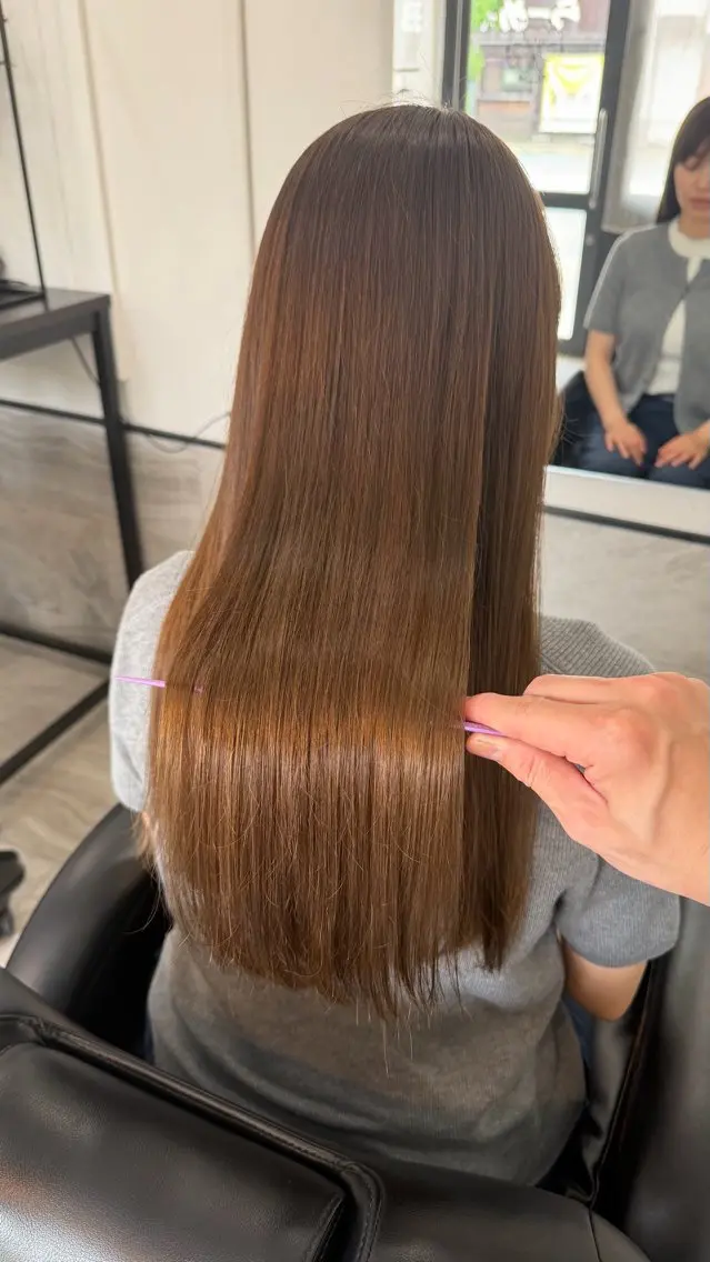 ロング カラー 髪質改善 トリートメント カット トリートメント ブリーチ/髪質改善/ メンズ/ KOKIのヘアスタイル