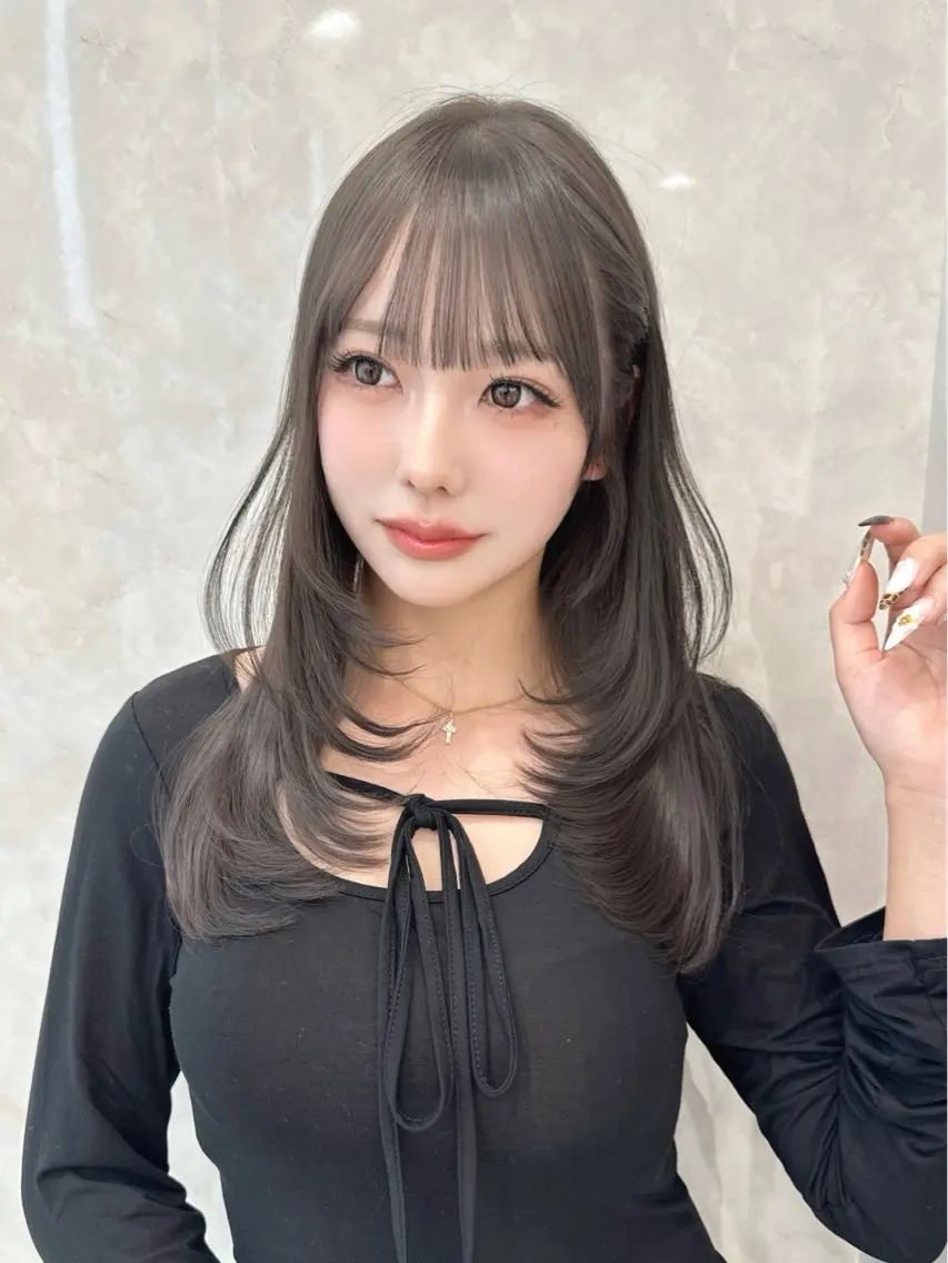セミロング カラー kaho /レイヤーカットのヘアスタイル