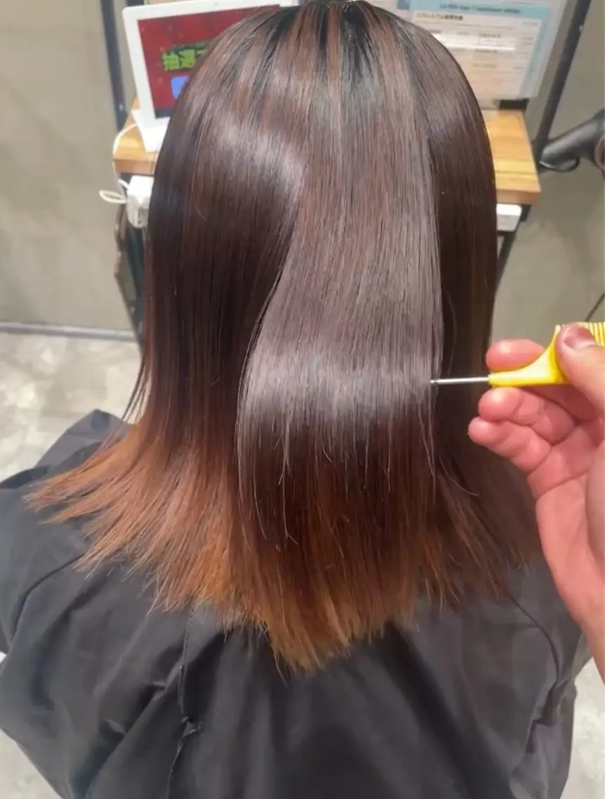 【乾燥する時期に✨】縮毛矯正🫧＋カット✂️の写真